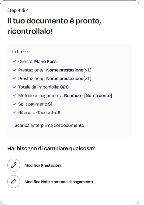 documento parametri fiscali