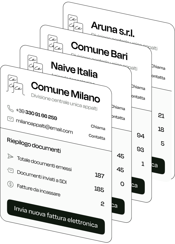 schermata fattura elettronica