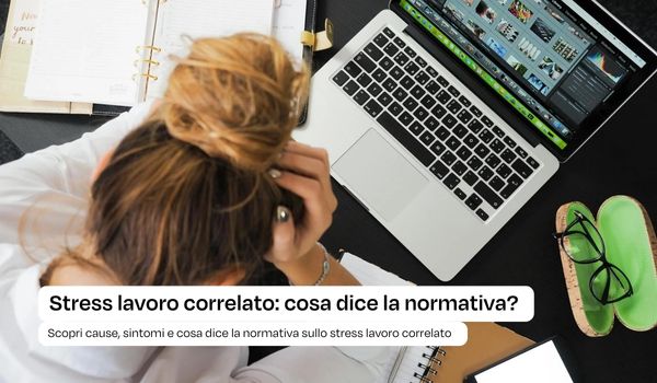 Persona affetta da stress lavoro correlato