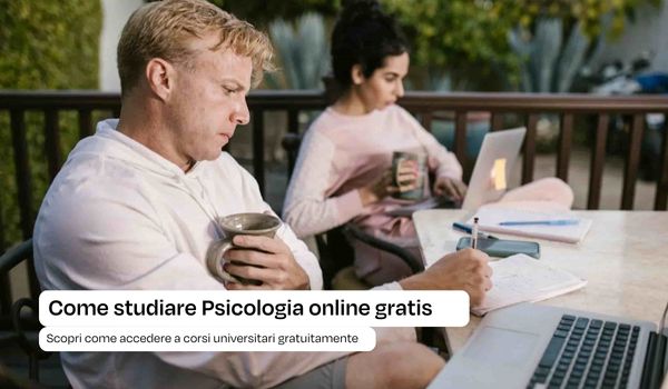 Ragazzi studiano da università online