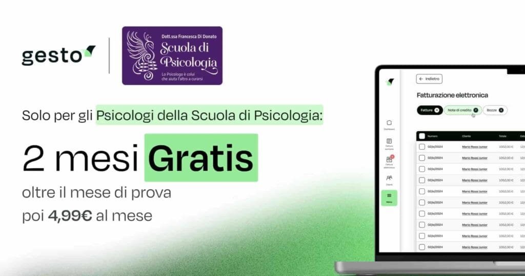 convenzione Gesto e scuola di psicoterapia