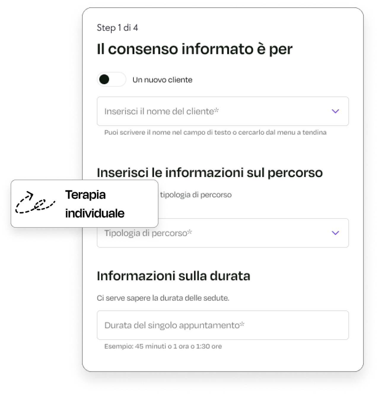 schermata consenso informato