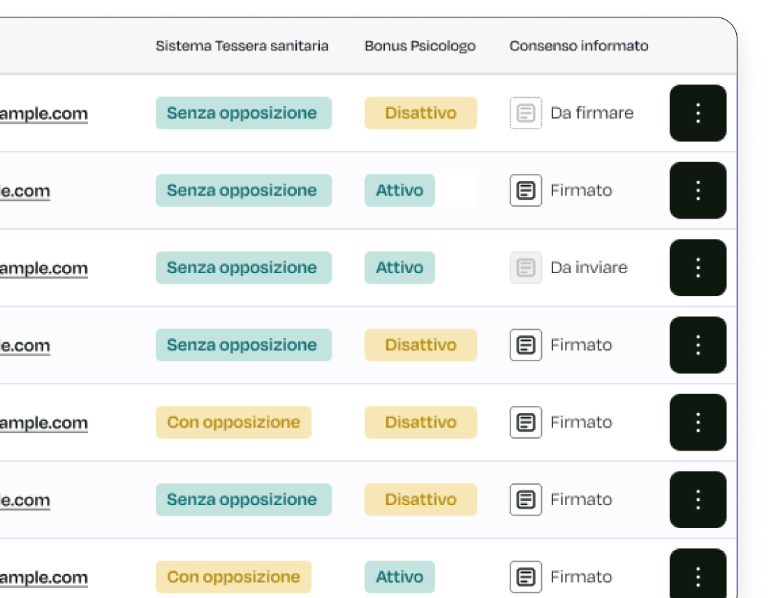 schermata database consensi informati